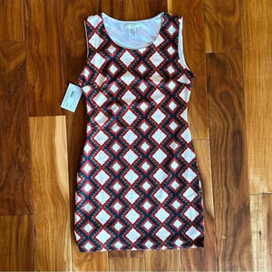 Esley Aztec Print Dress Small NWT